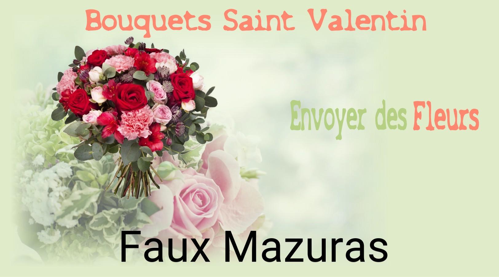 Roses de Saint-Valentin livrées à Faux-Mazuras